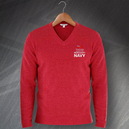 Merchant Navy V-Neck Jumper