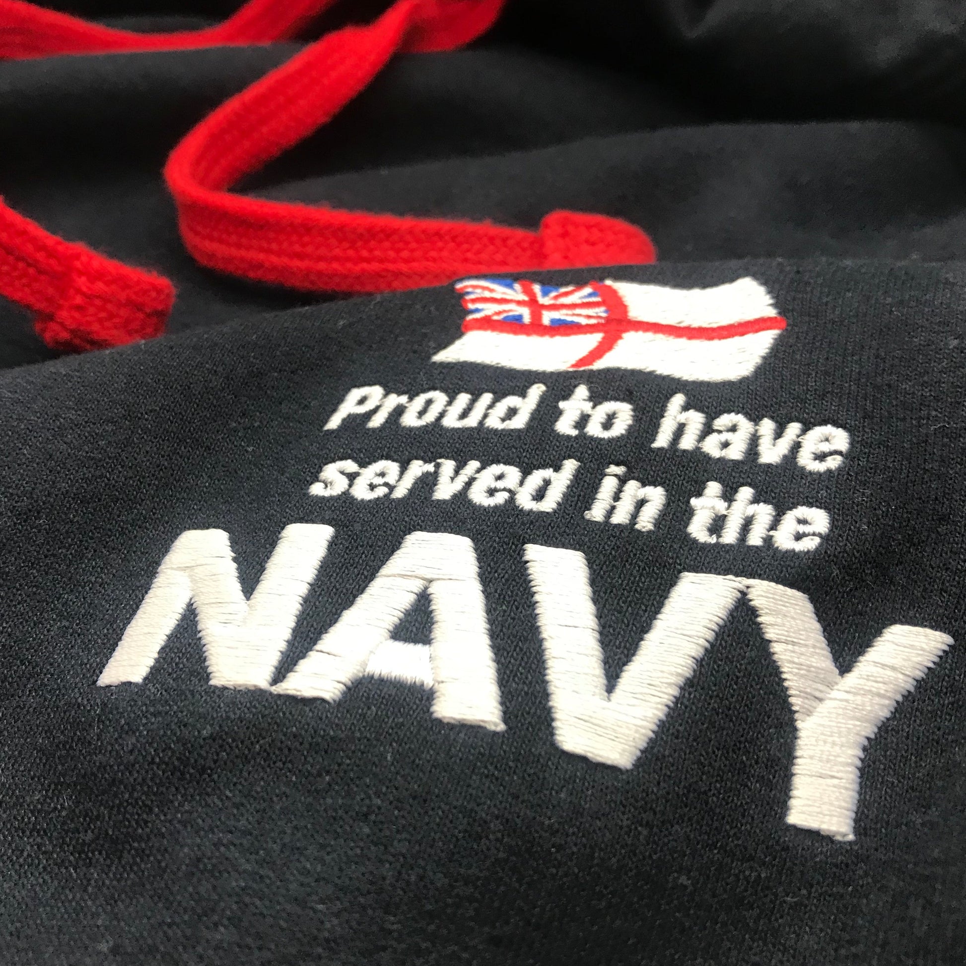 Navy Contrast Hoodie