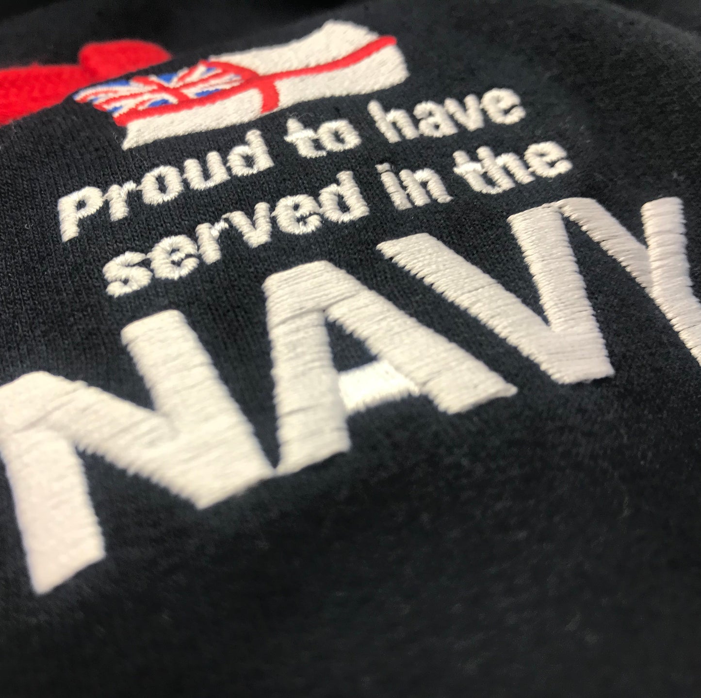 Navy Contrast Hoodie