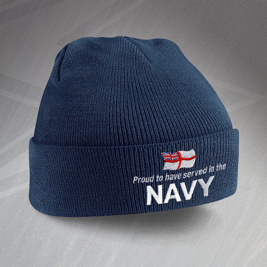 Navy Beanie Hat