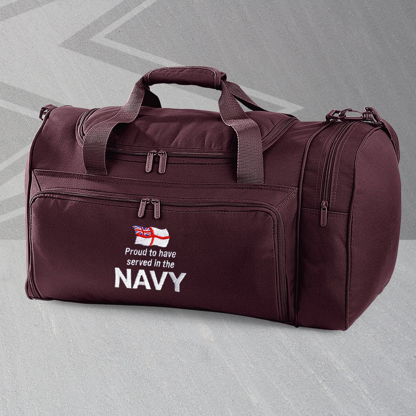 Proud to Have Served In The Navy Embroidered Universal Holdall