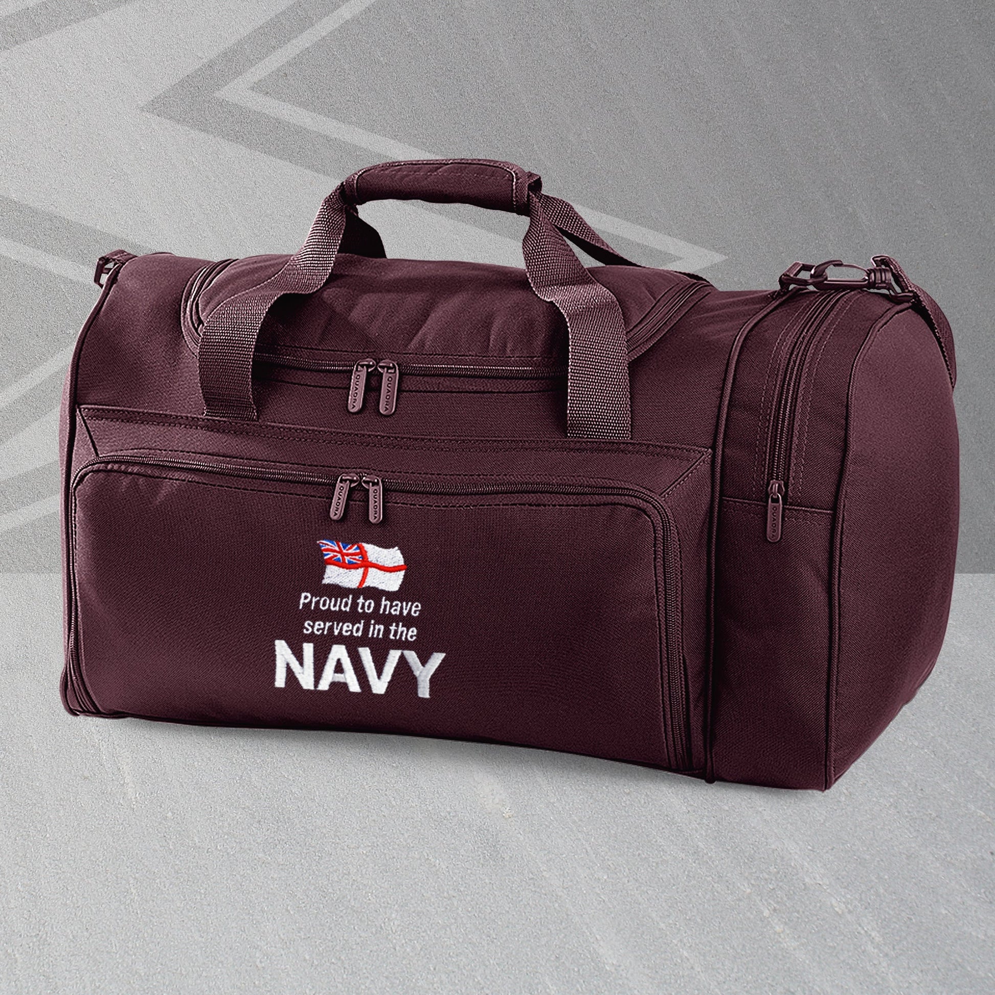 Proud to Have Served In The Navy Embroidered Universal Holdall