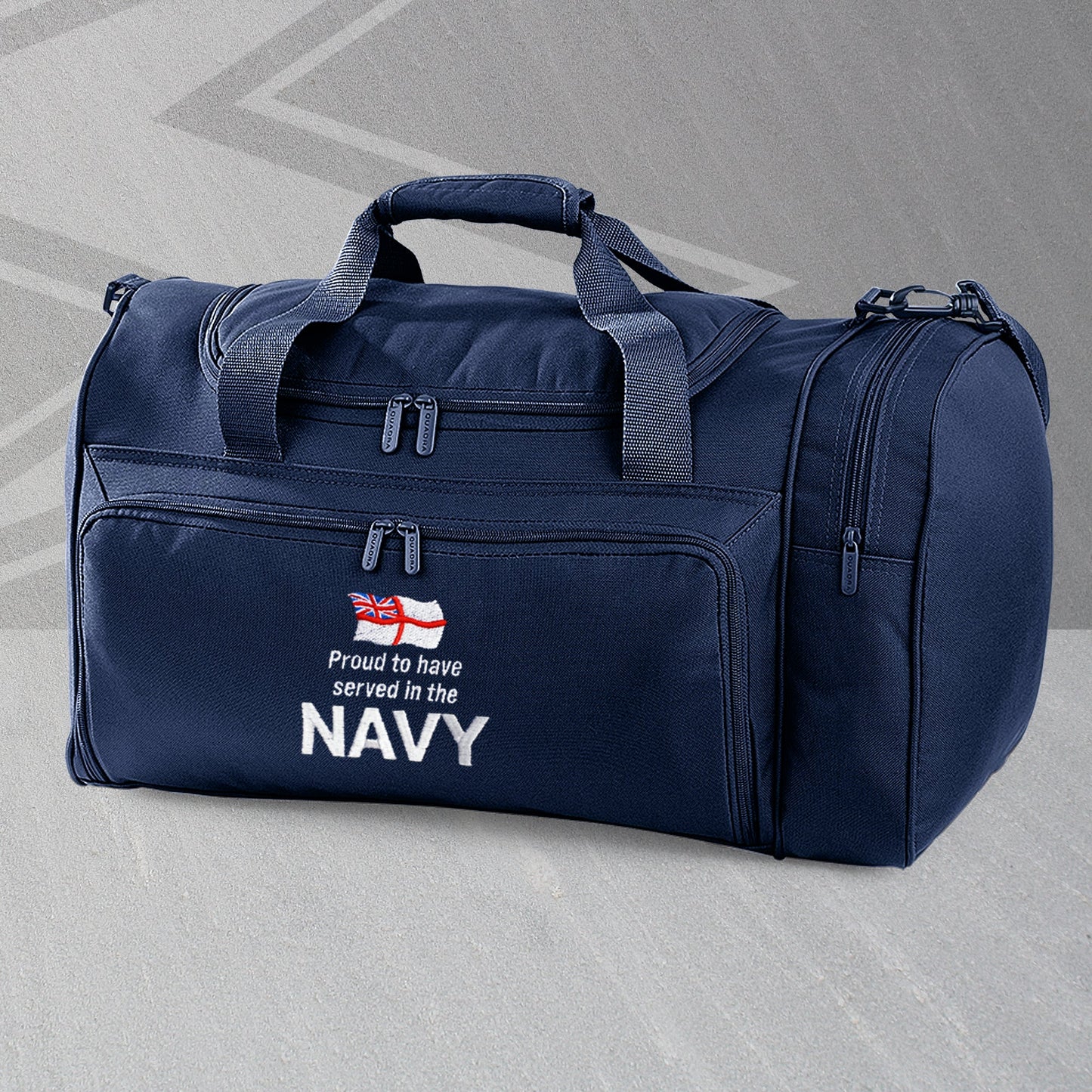 Proud to Have Served In The Navy Embroidered Universal Holdall