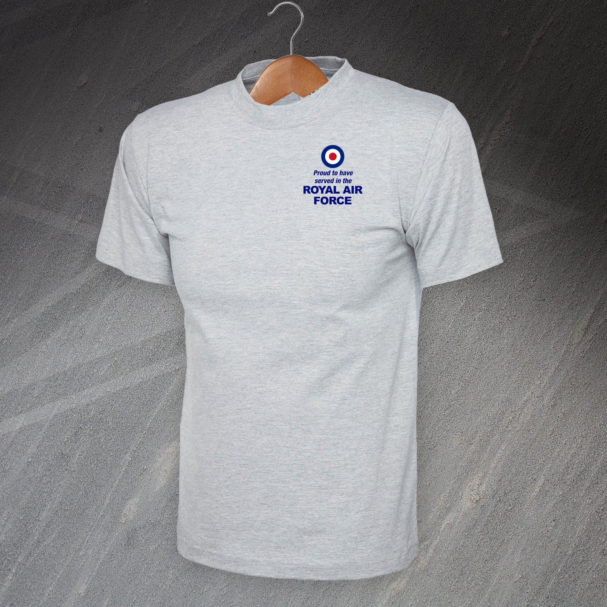 Proud to Have Served in The Royal Air Force Embroidered T-Shirt