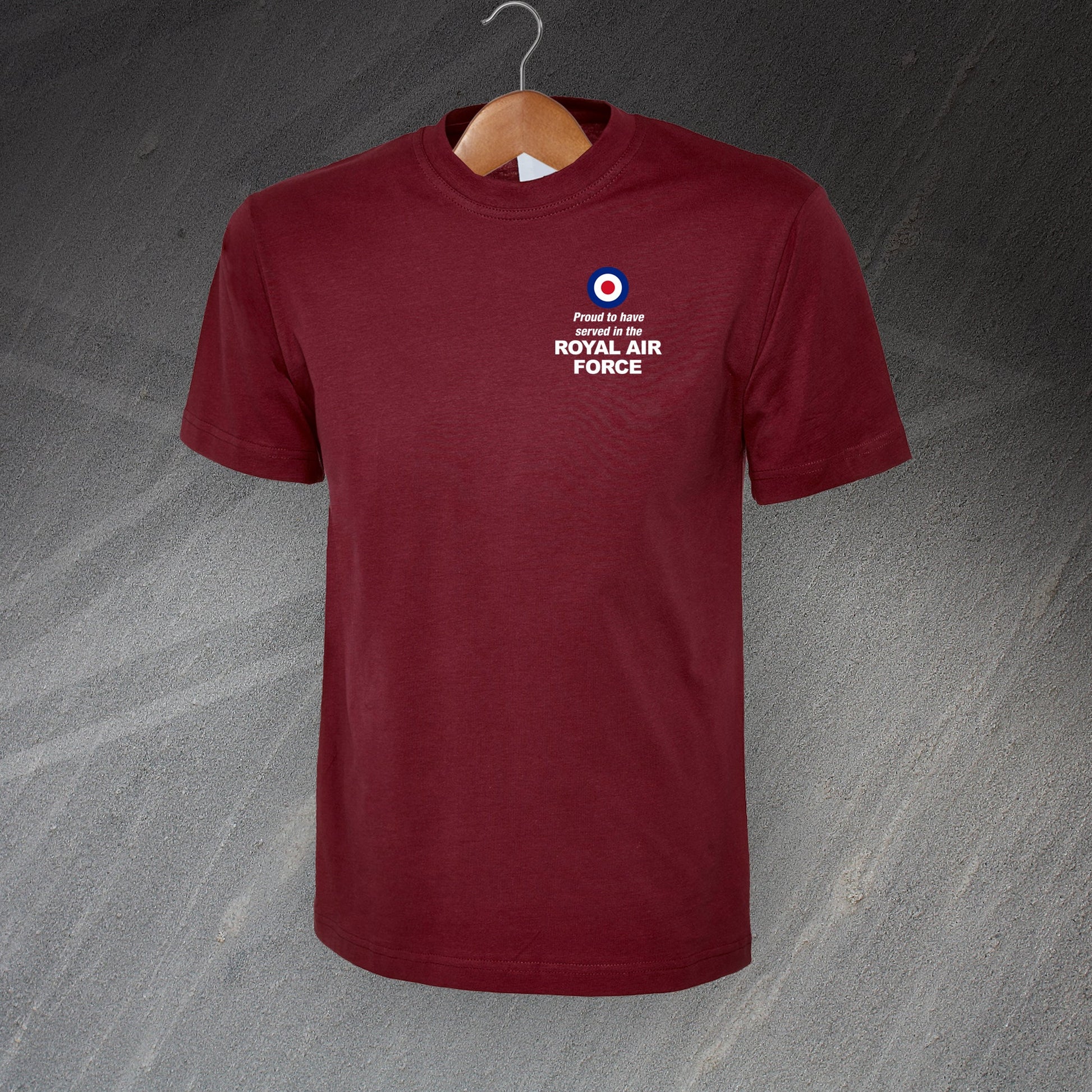 Proud to Have Served in The Royal Air Force Embroidered T-Shirt