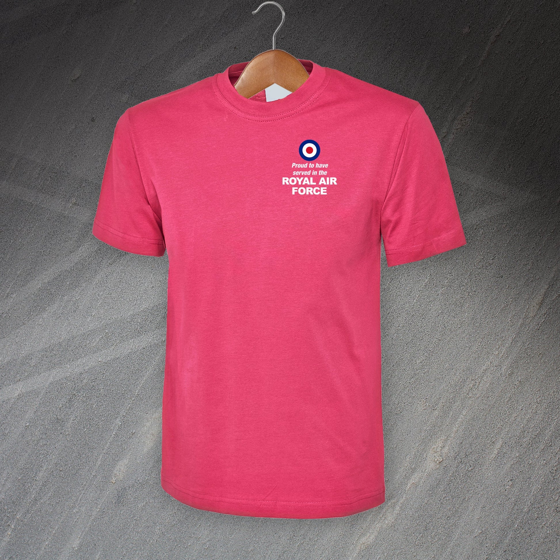 Proud to Have Served in The Royal Air Force Embroidered T-Shirt