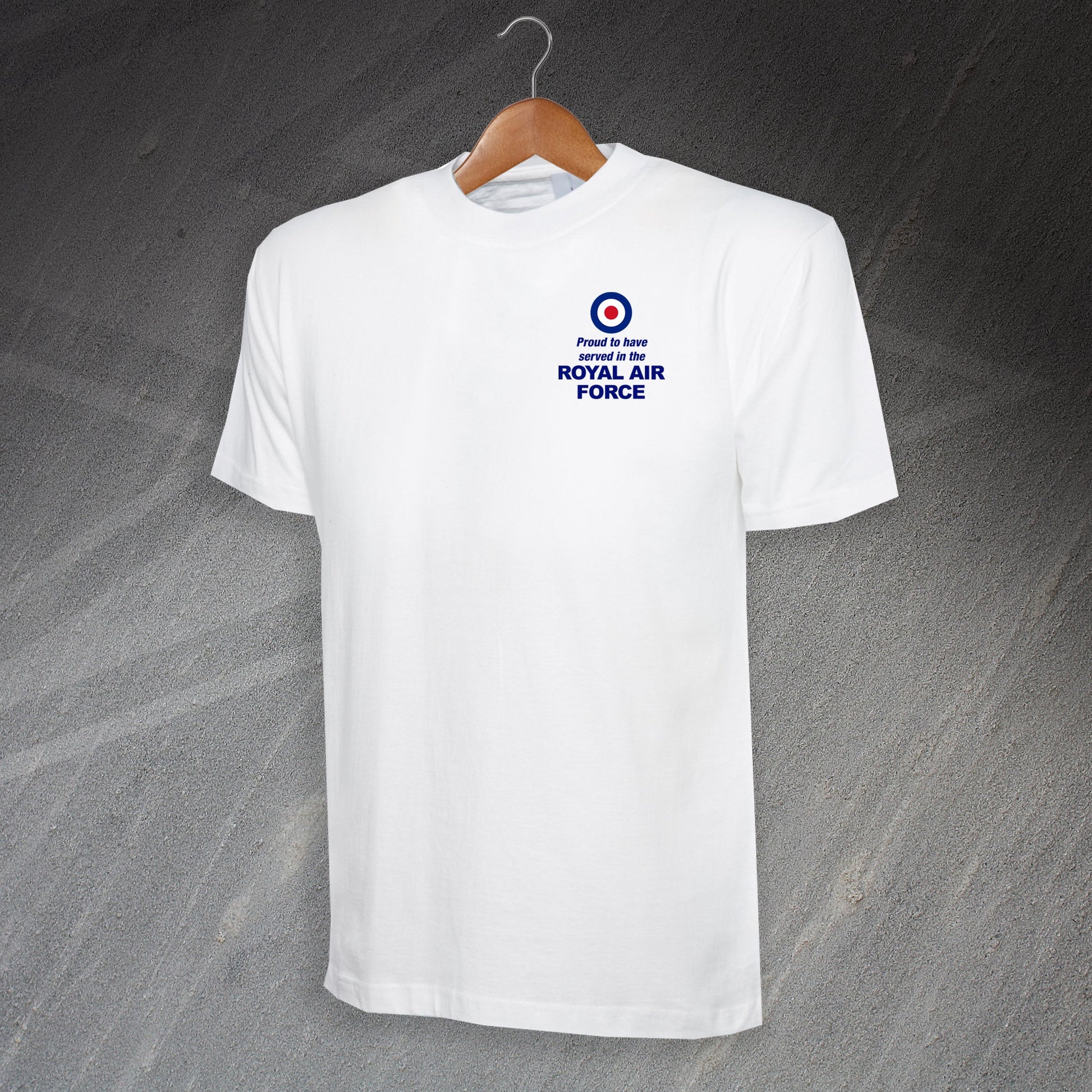 Proud to Have Served in The Royal Air Force Embroidered T-Shirt