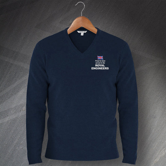 Royal Engineers V-Neck Jumper