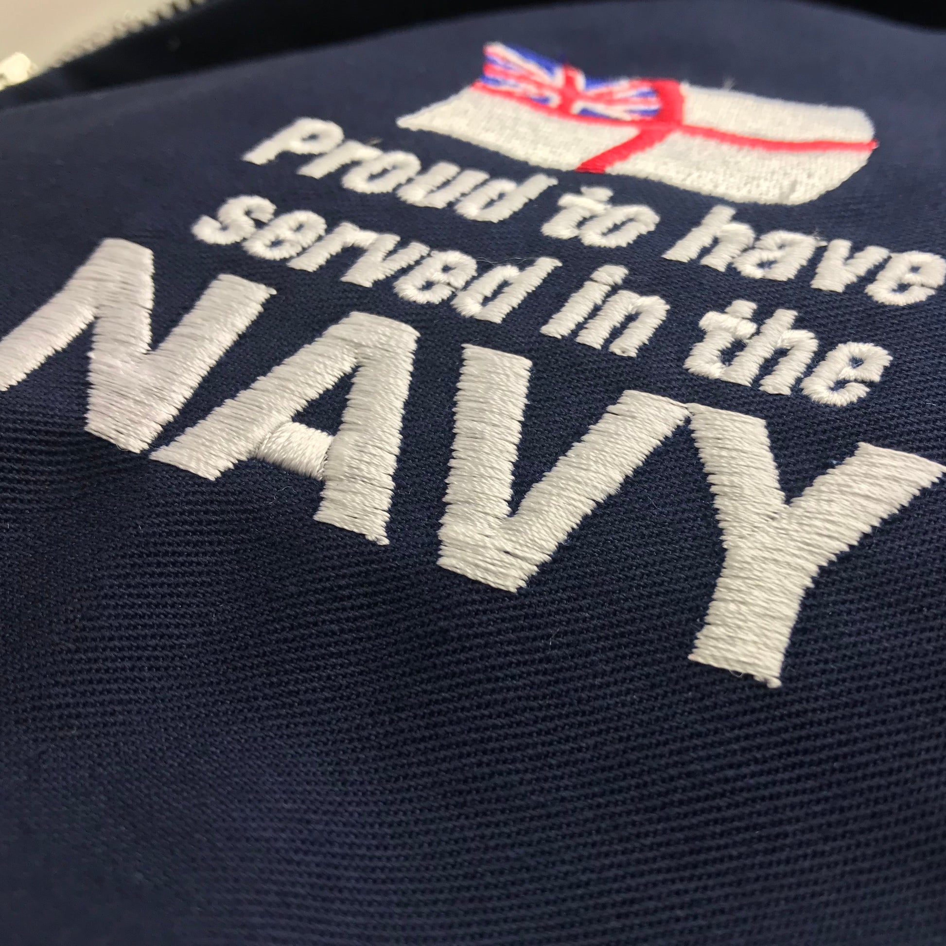 Navy Harrington Jacket