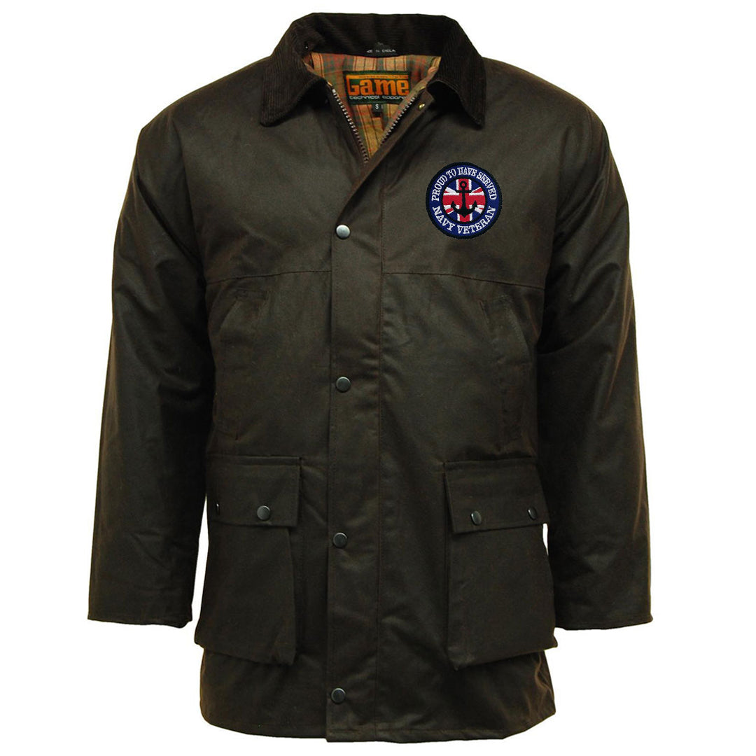 Navy Veteran Wax Jacket