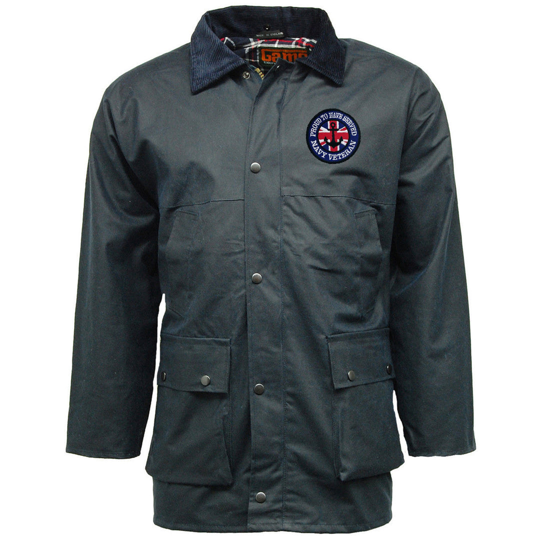 Navy Veteran Wax Jacket