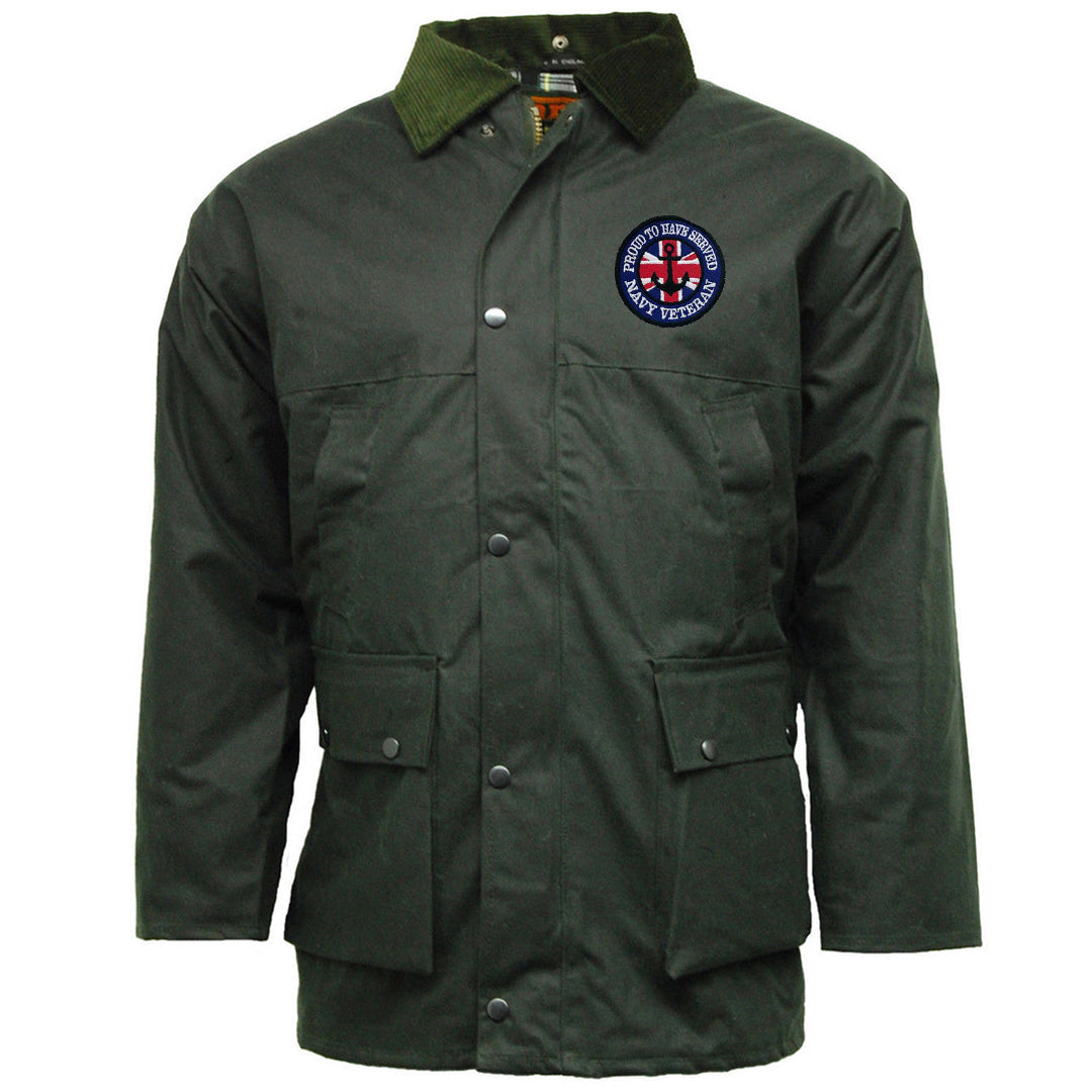 Navy Veteran Wax Jacket