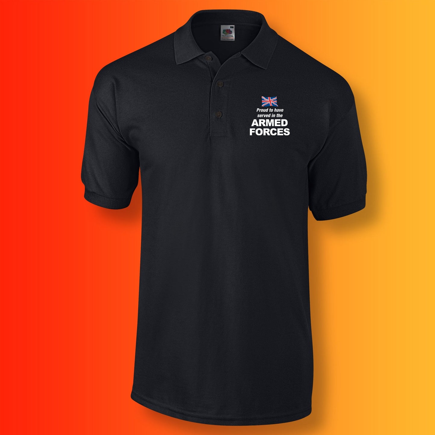 Armed Forces Embroidered Polo Shirt