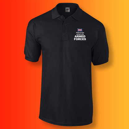 Armed Forces Embroidered Polo Shirt