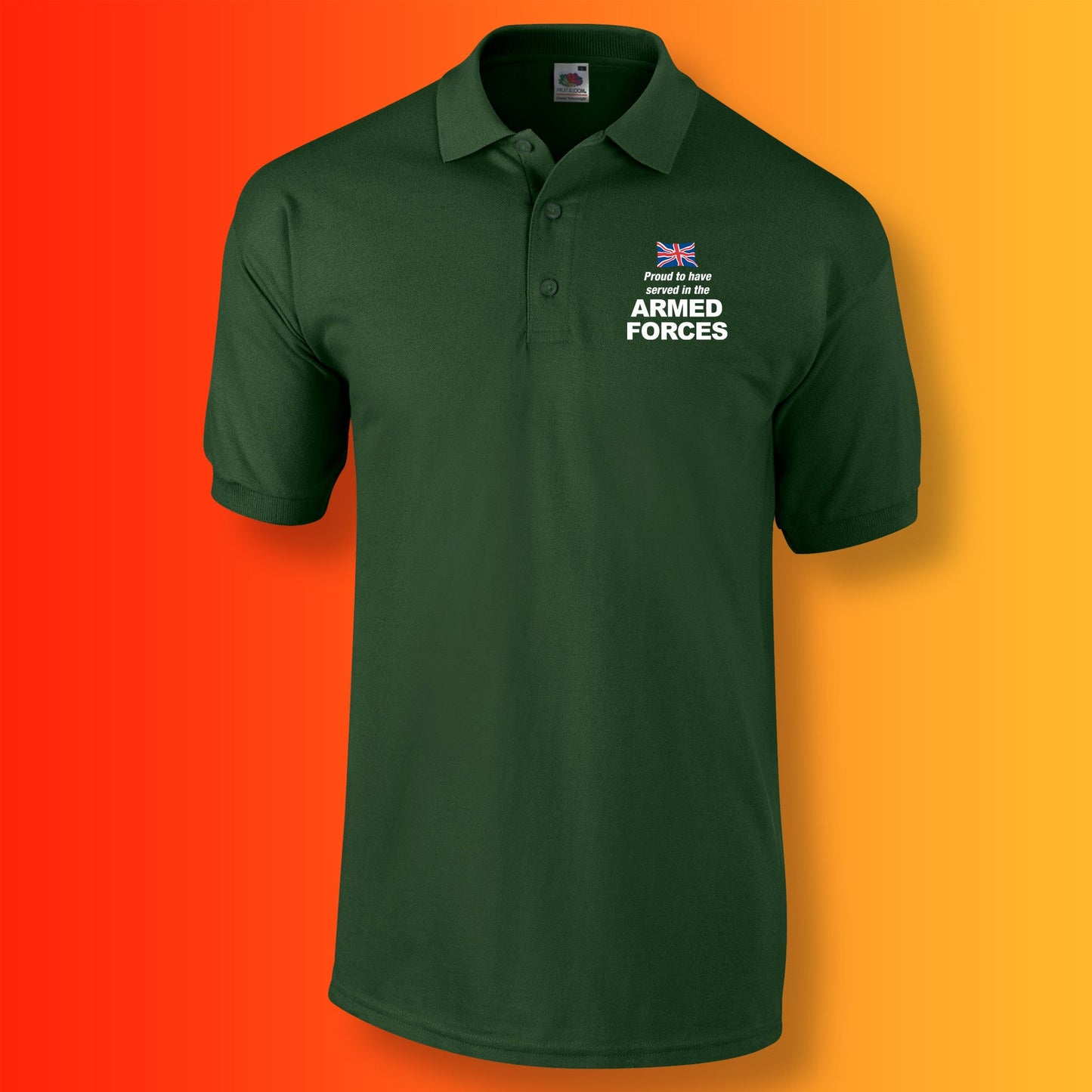 Armed Forces Embroidered Polo Shirt