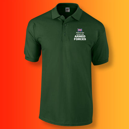 Armed Forces Embroidered Polo Shirt