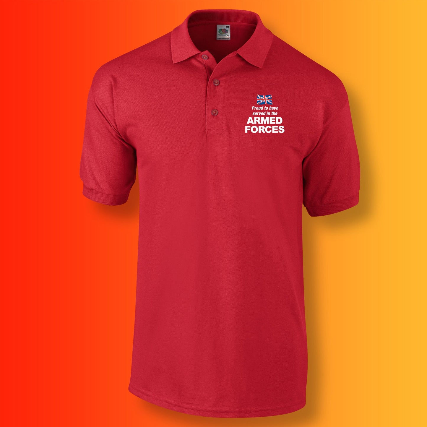 Armed Forces Embroidered Polo Shirt