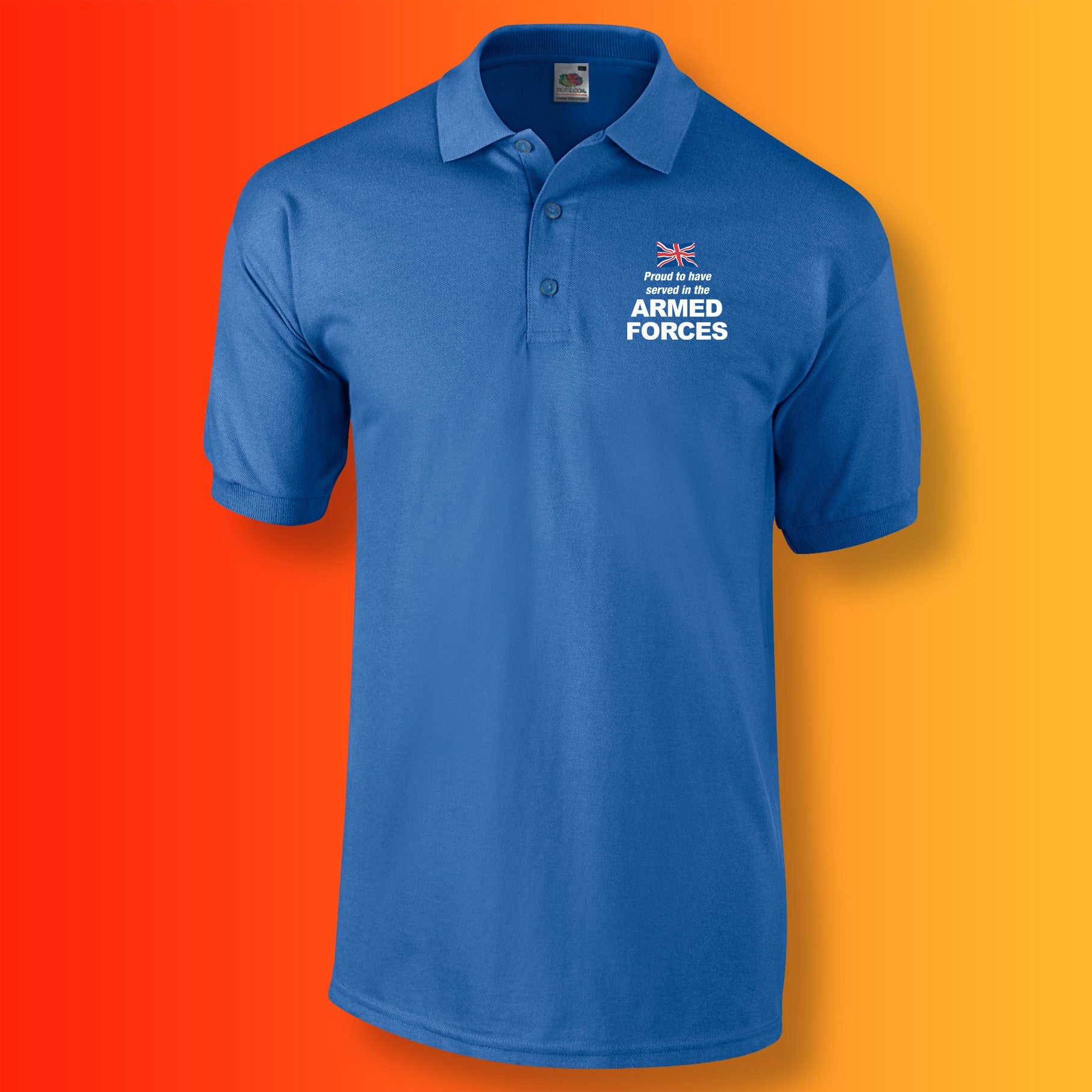 Armed Forces Embroidered Polo Shirt