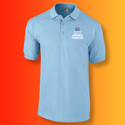 Armed Forces Embroidered Polo Shirt