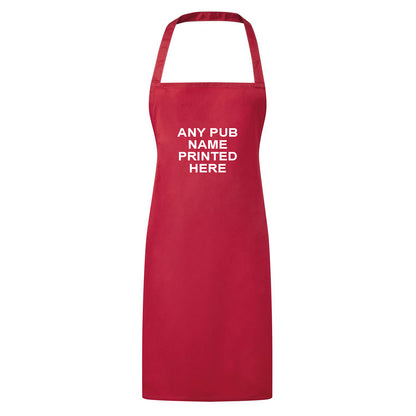 Personalised Pub Name Apron