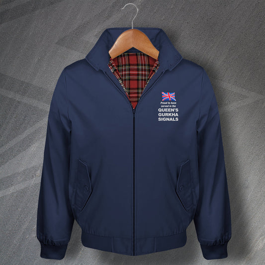 Queens Gurkha Signals Harrington Jacket