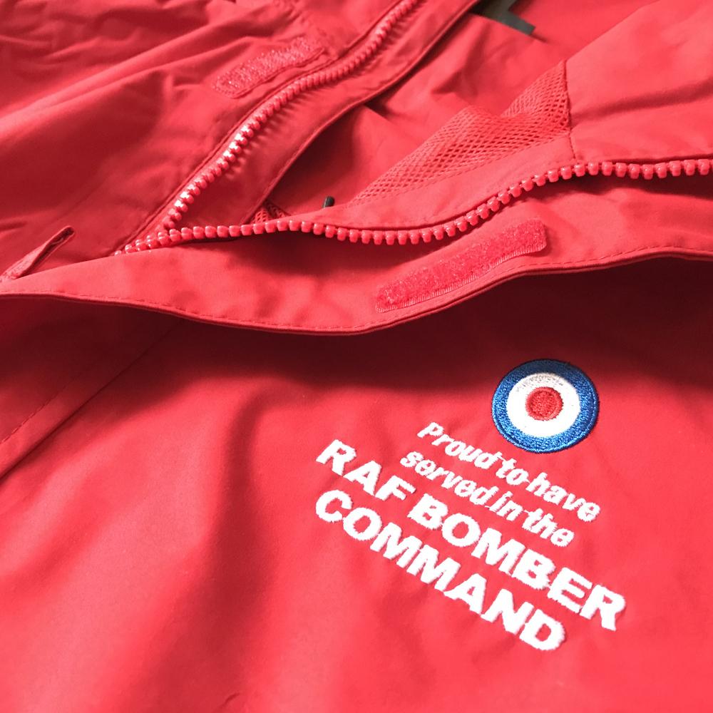 Proud to Have Served In The RAF Bomber Command Embroidered Waterproof Jacket