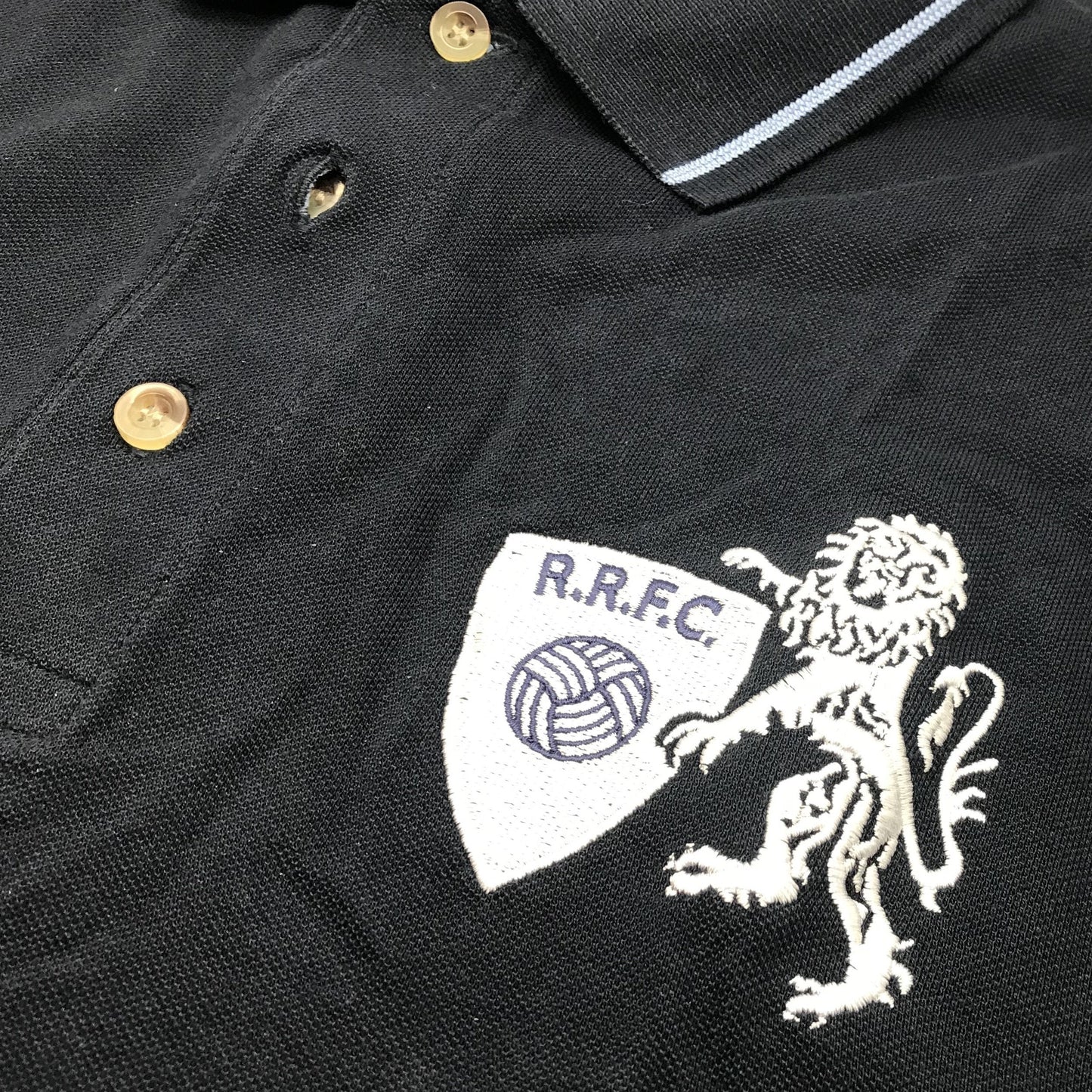 Retro Raith Football Polo Shirt