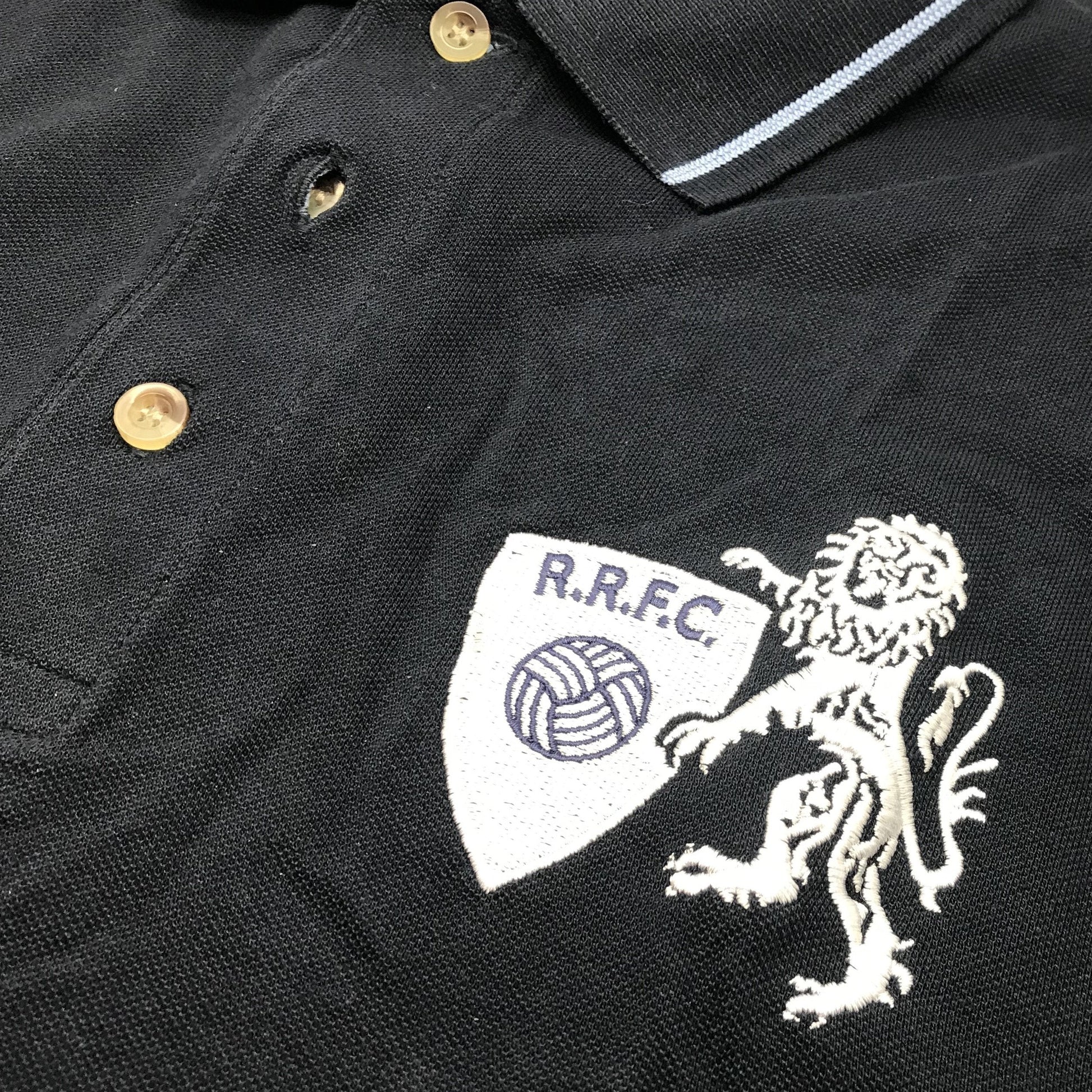 Retro Raith Football Polo Shirt