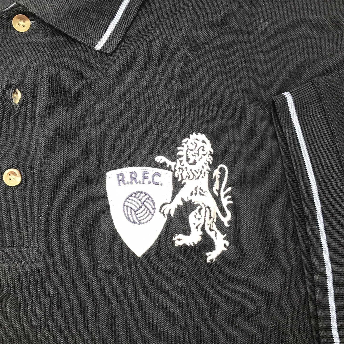 Retro Raith Football Polo Shirt