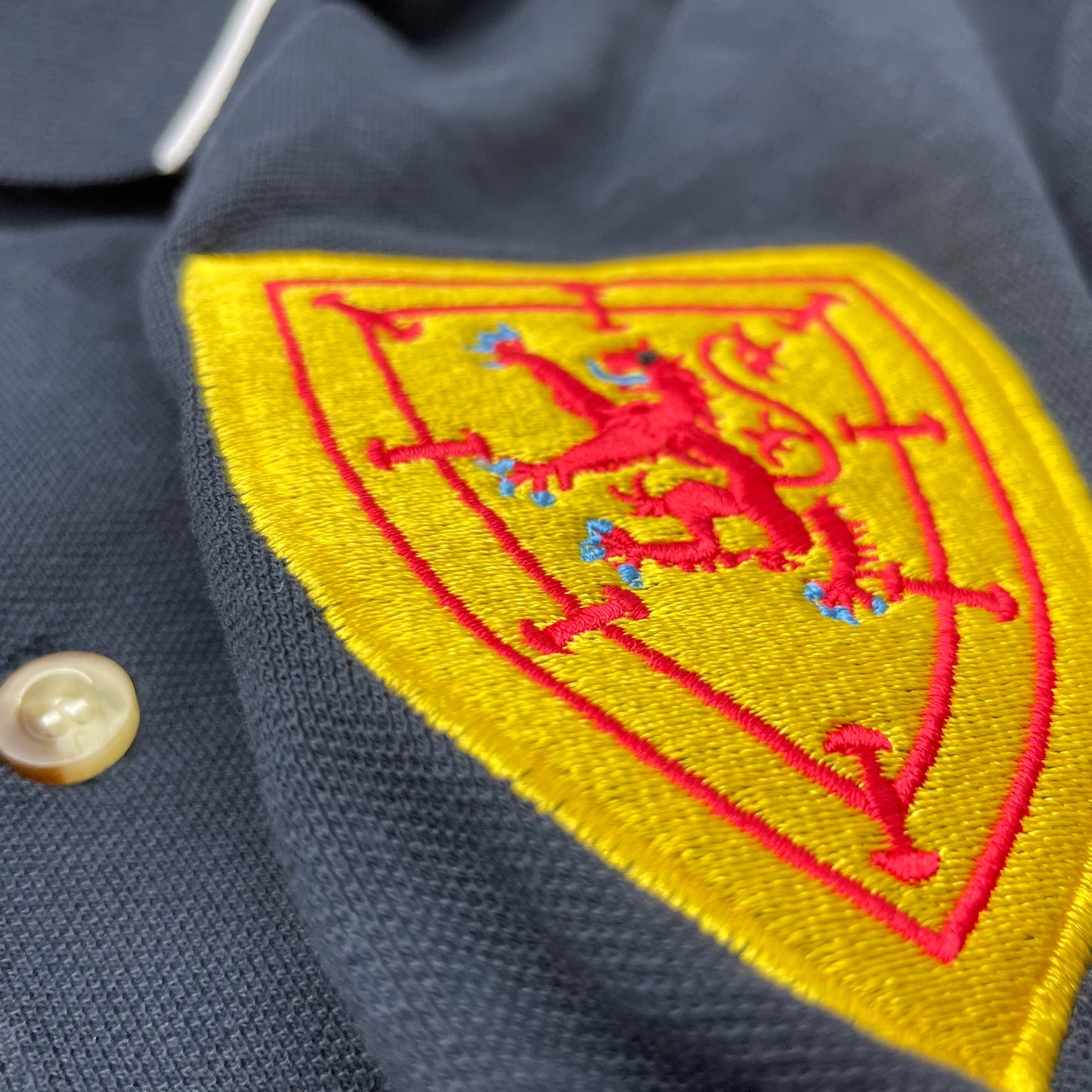 Scotland Retro Contrast Polo Shirt
