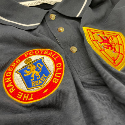 Scotland Retro Contrast Polo Shirt