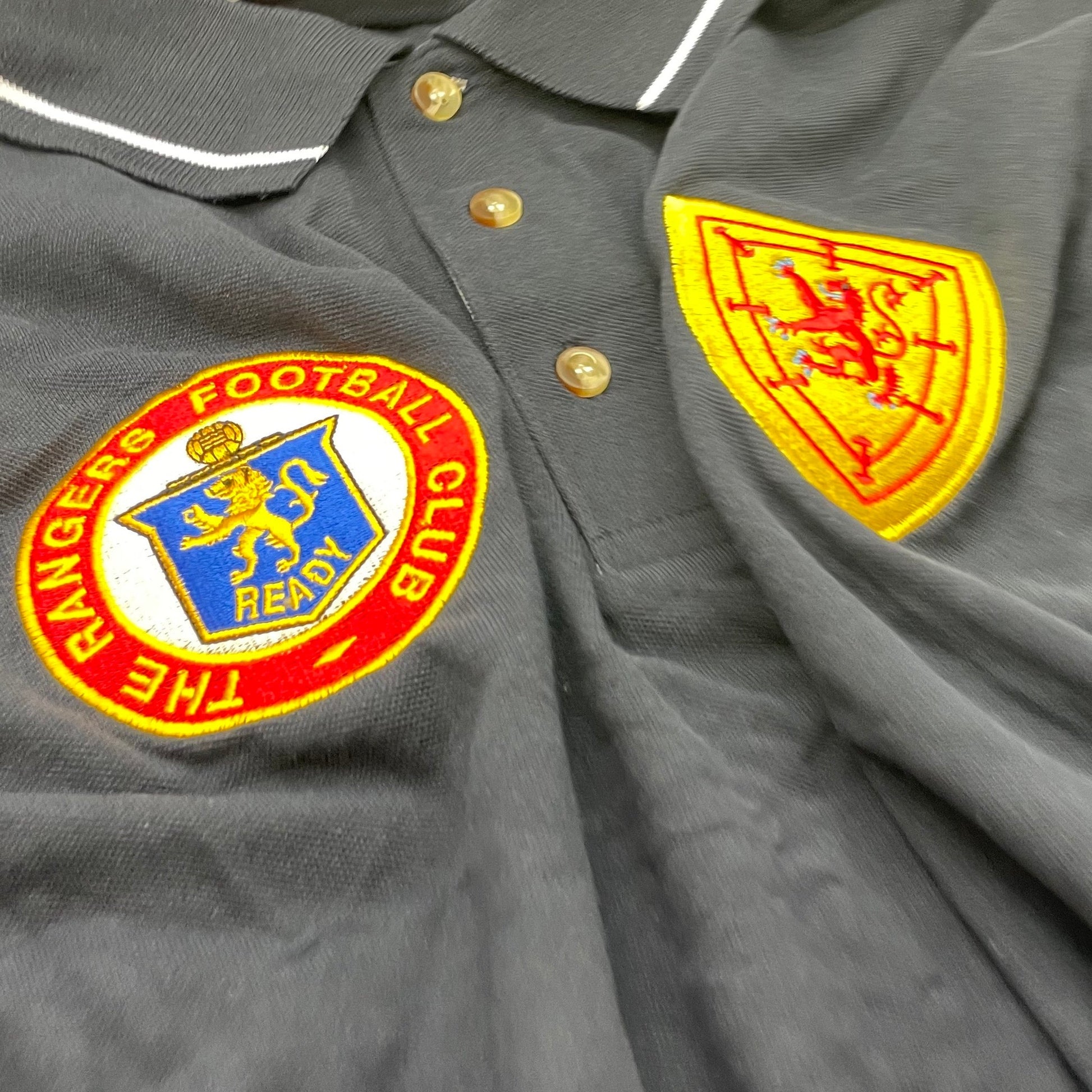Scotland Retro Contrast Polo Shirt