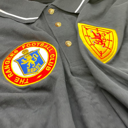 Scotland Retro Contrast Polo Shirt