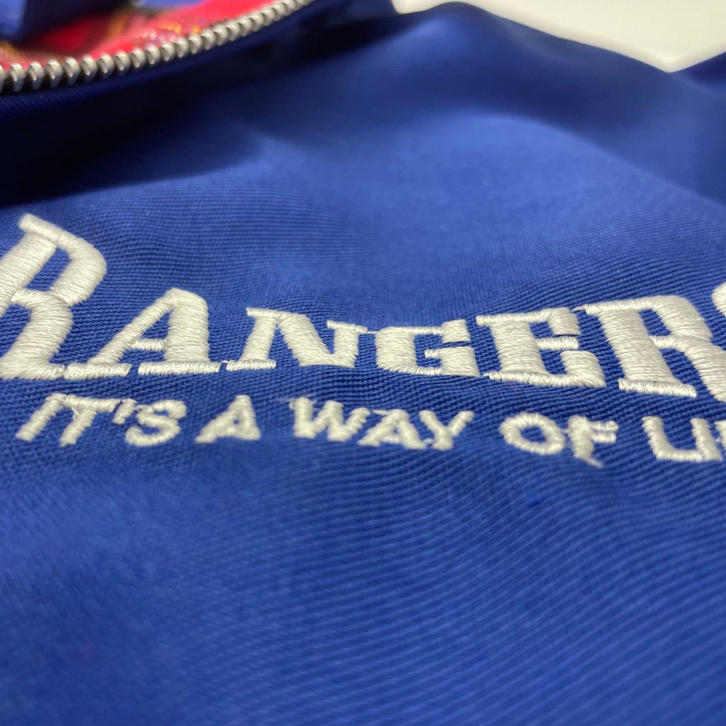 Rangers It's a Way of Life Embroidered Harrington Jacket