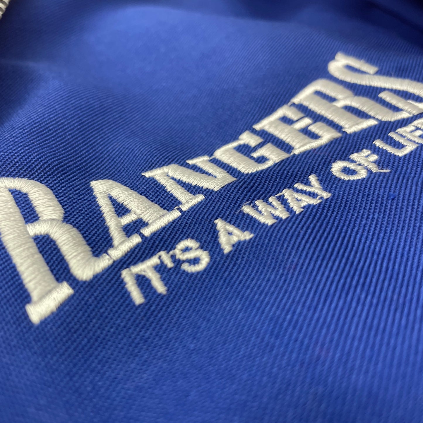 Rangers It's a Way of Life Embroidered Harrington Jacket