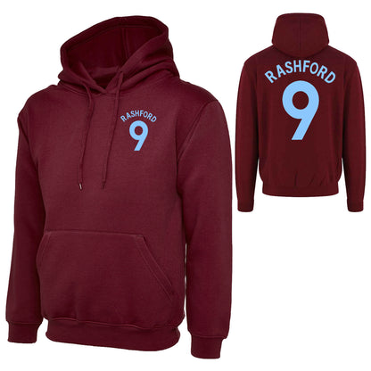 Rashford Squad Number Aston Villa Hoodie