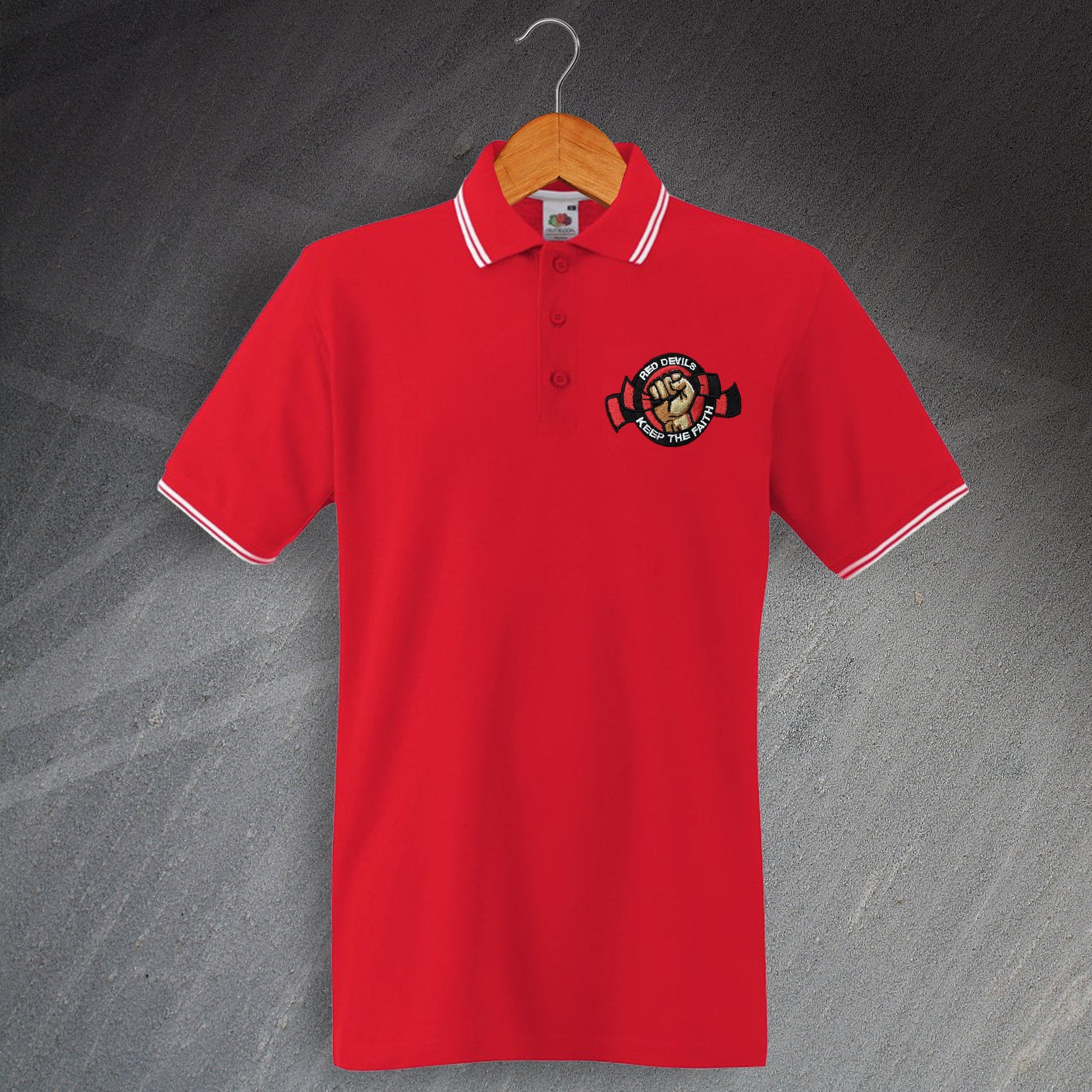 Red Devils Football Polo Shirt