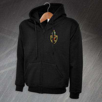 Retro Bolton 1971 Embroidered Full Zip Hoodie