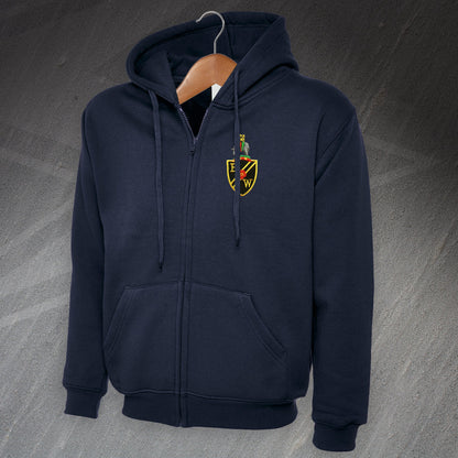 Retro Bolton 1971 Embroidered Full Zip Hoodie