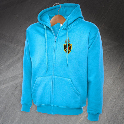 Retro Bolton 1971 Embroidered Full Zip Hoodie