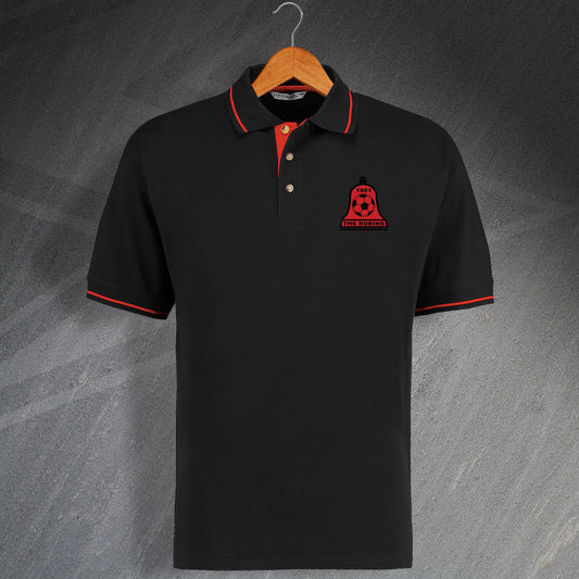 Retro Bosham The Robins Embroidered Contrast Polo Shirt