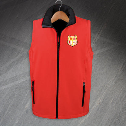 Retro Brentford 1971 Embroidered Softshell Bodywarmer