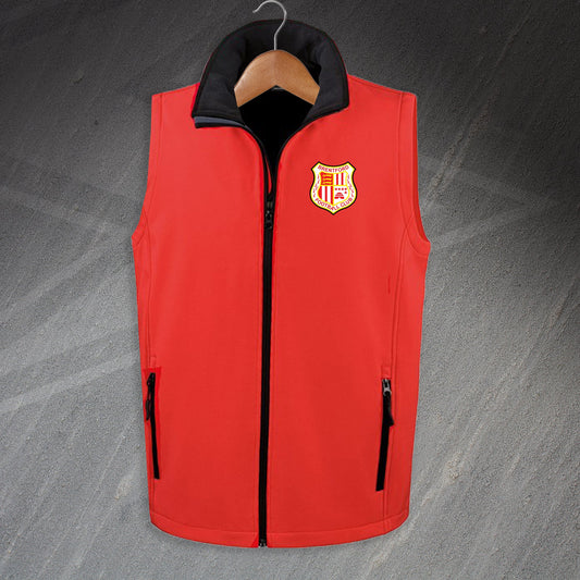 Retro Brentford 1971 Embroidered Softshell Bodywarmer