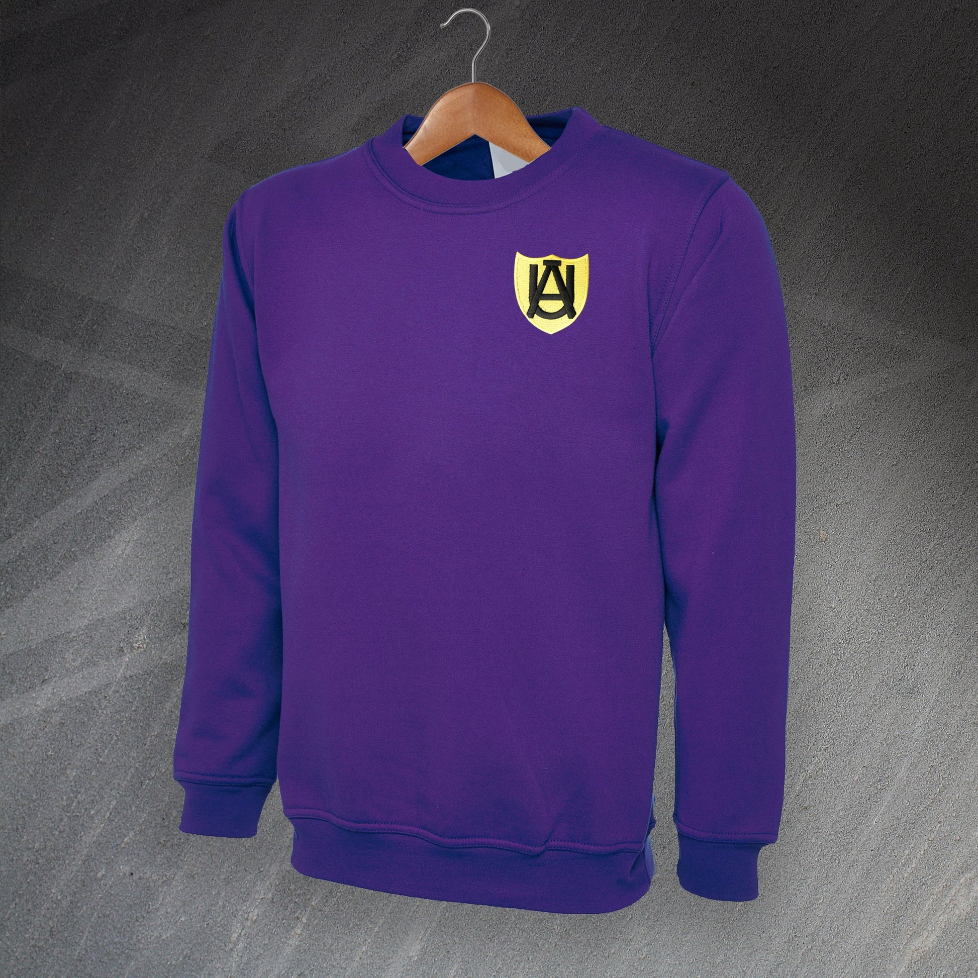 Retro Abbey United Embroidered Sweatshirt