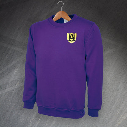 Retro Abbey United Embroidered Sweatshirt