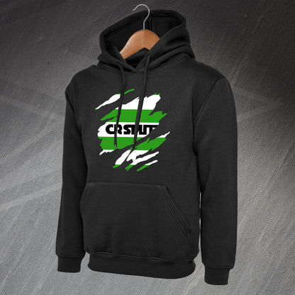 Retro Celtic 1985 Torn Effect Hoodie