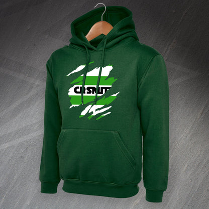 Retro Celtic 1985 Torn Effect Hoodie
