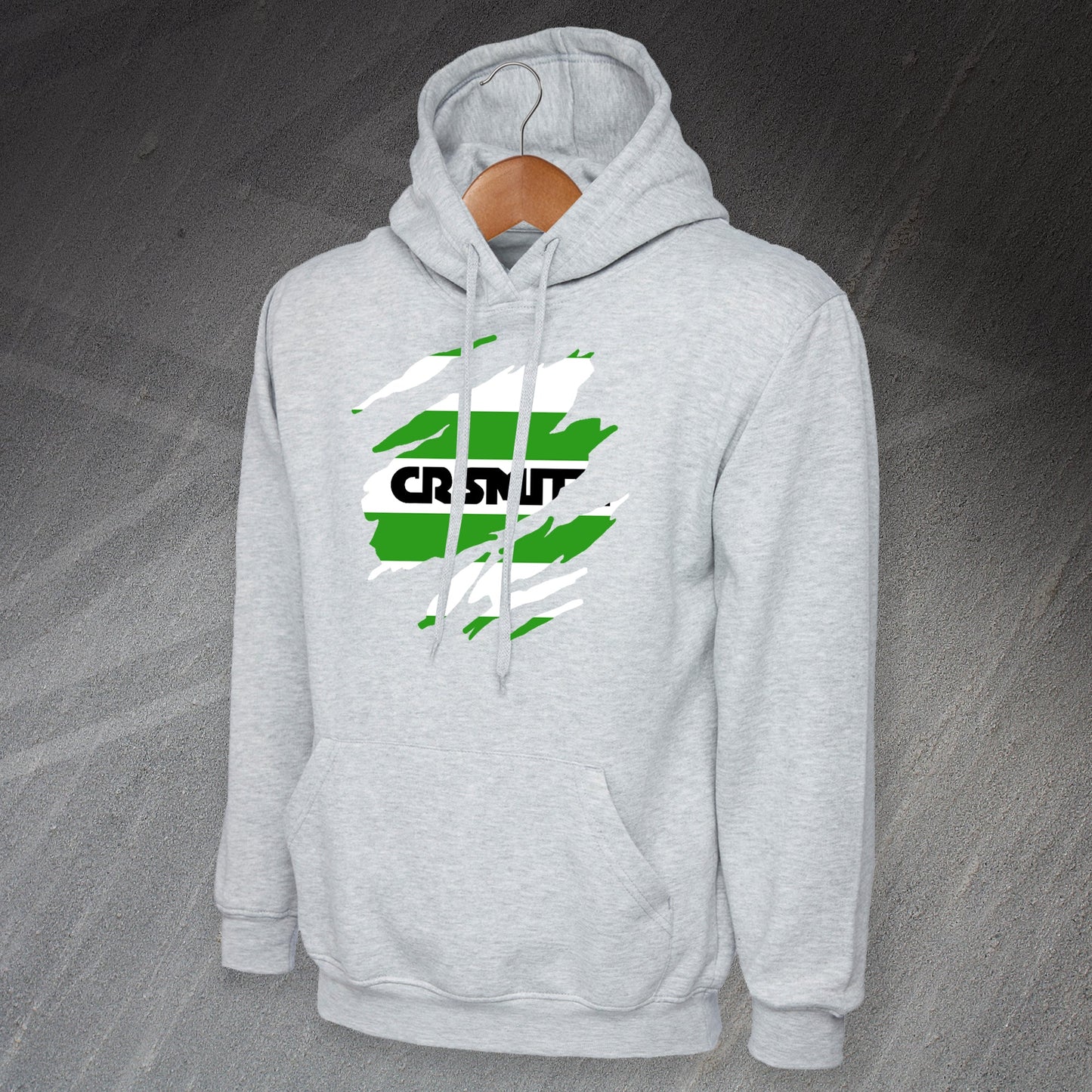 Retro Celtic 1985 Torn Effect Hoodie