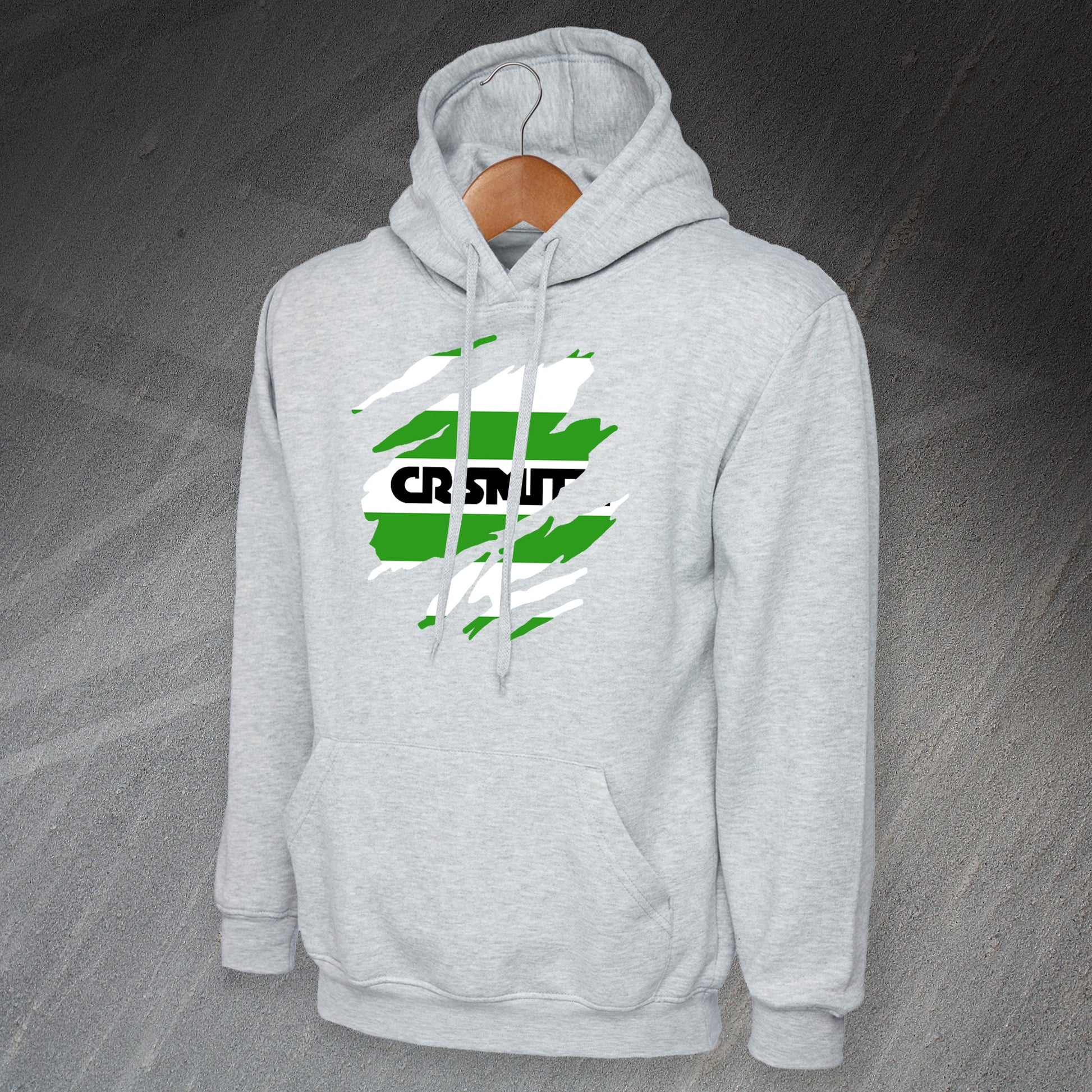 Retro Celtic 1985 Torn Effect Hoodie