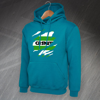 Retro Celtic 1985 Torn Effect Hoodie